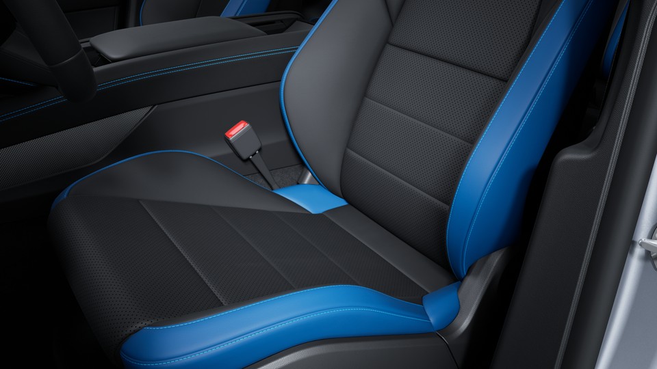 Interior Trim Package with decorative stitching and seat accents in contrasting colour