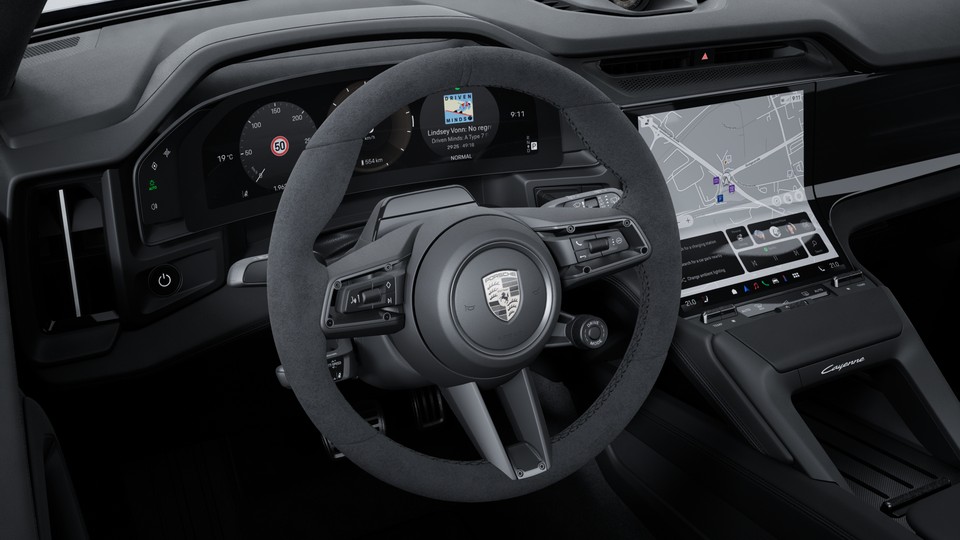 GT Sports steering wheel in Race-Tex including steering wheel heating and Mode-Switch