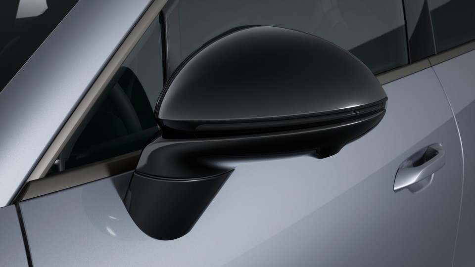 Exterior mirrors painted in Black (high-gloss)