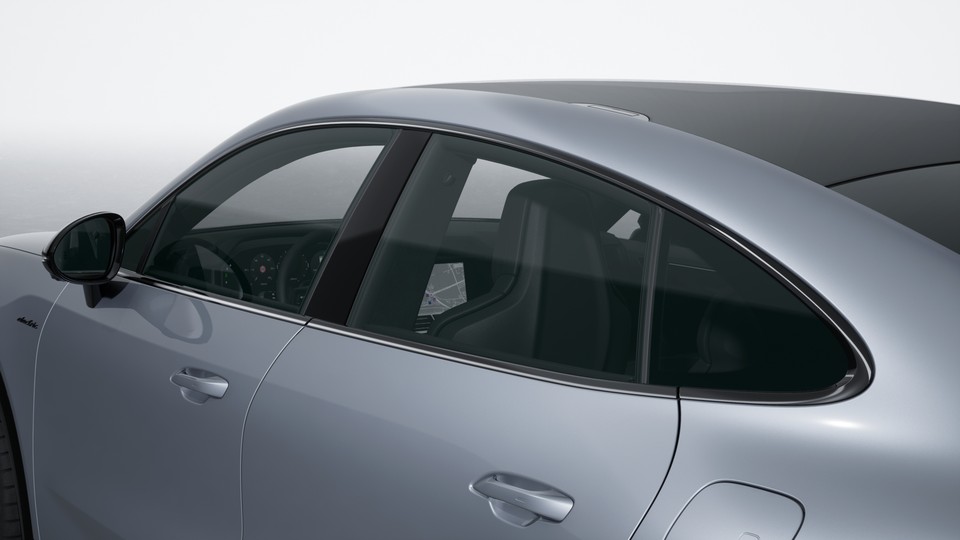Exterior package painted in Black (high-gloss)